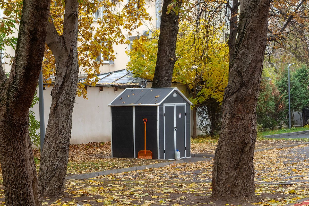 Сарай пластиковый Black Fox Modernist G 4,5м2 фото 8