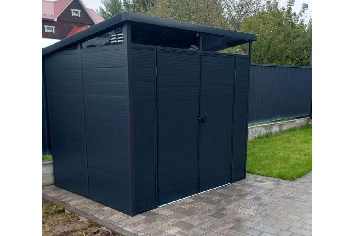 Сарай пластиковый Black Fox Artisan 3.6 м2 (1.9 x 1.91 м) фото 5