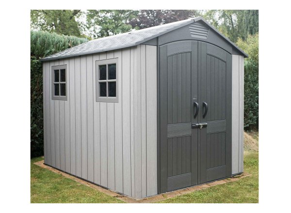 Сарай пластиковый WoodLook 7*9.5